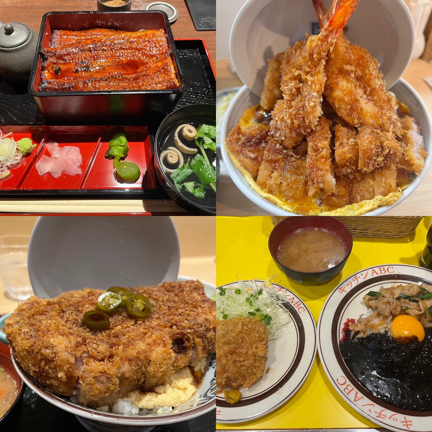 Tonkatsu / Curry / Teishoku / Grilled eel  [Everyday Japanese comfort food, done right.]