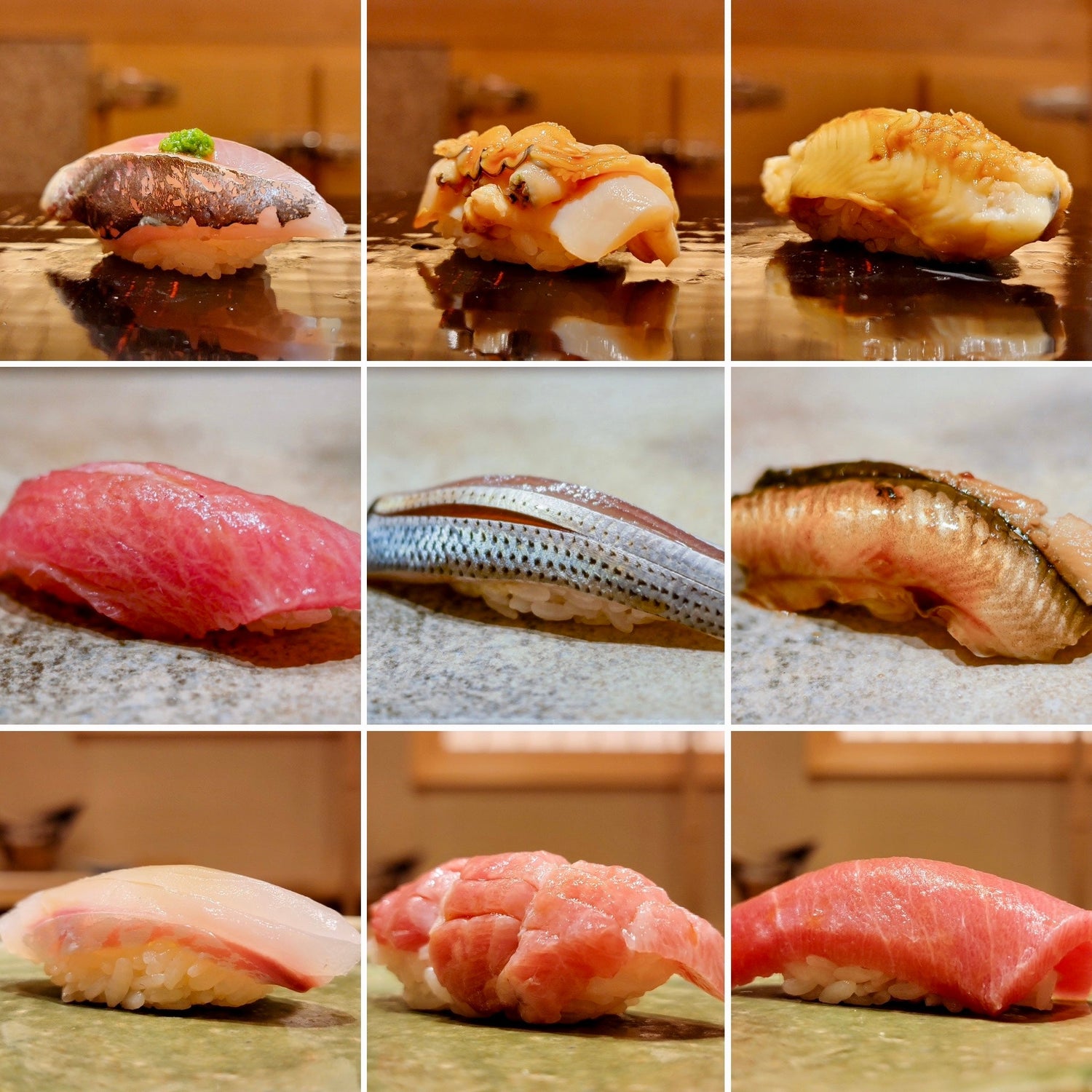 Sushi　[Traditional craftsmanship in an intimate setting.]