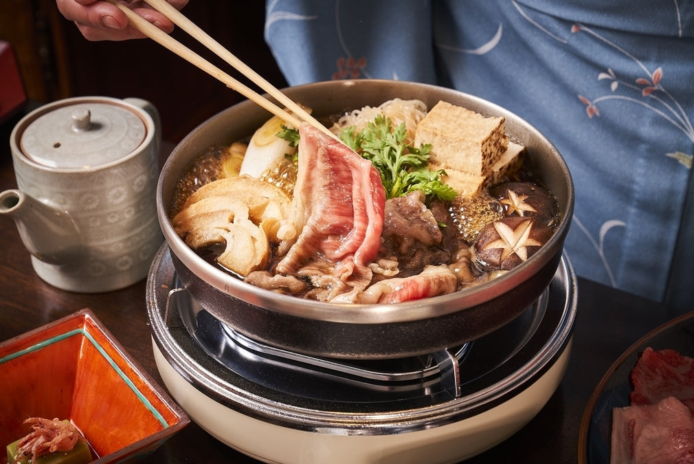 Wagyu Sukiyaki  [A cozy hot-pot experience with premium wagyu.]